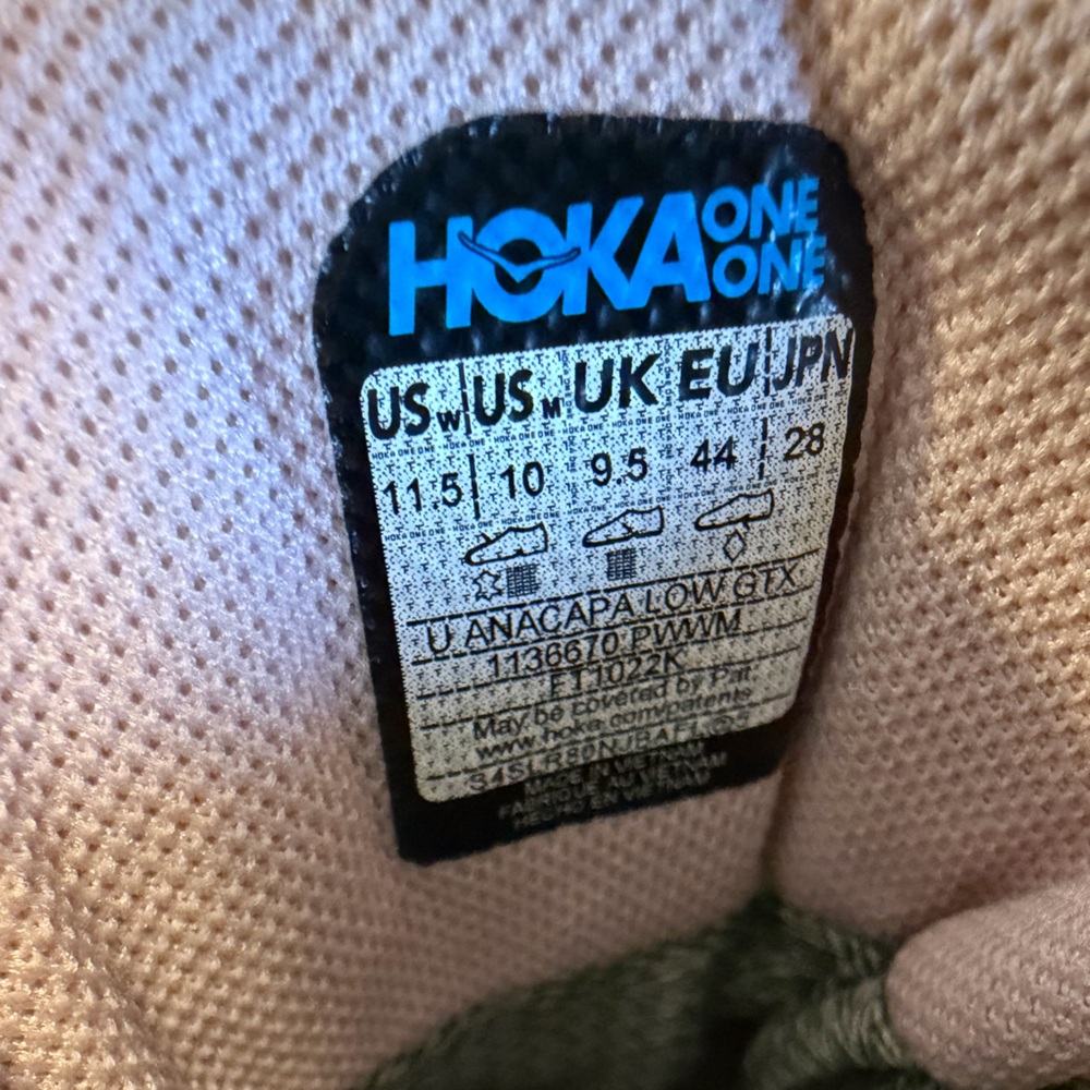 Hoka One One Anacapa Low GORE-TEX GTX | Size 11.5 - Picture 7 of 8